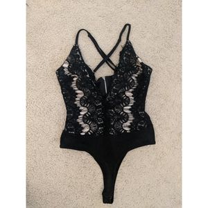 Windsor Lace Bodysuit Top